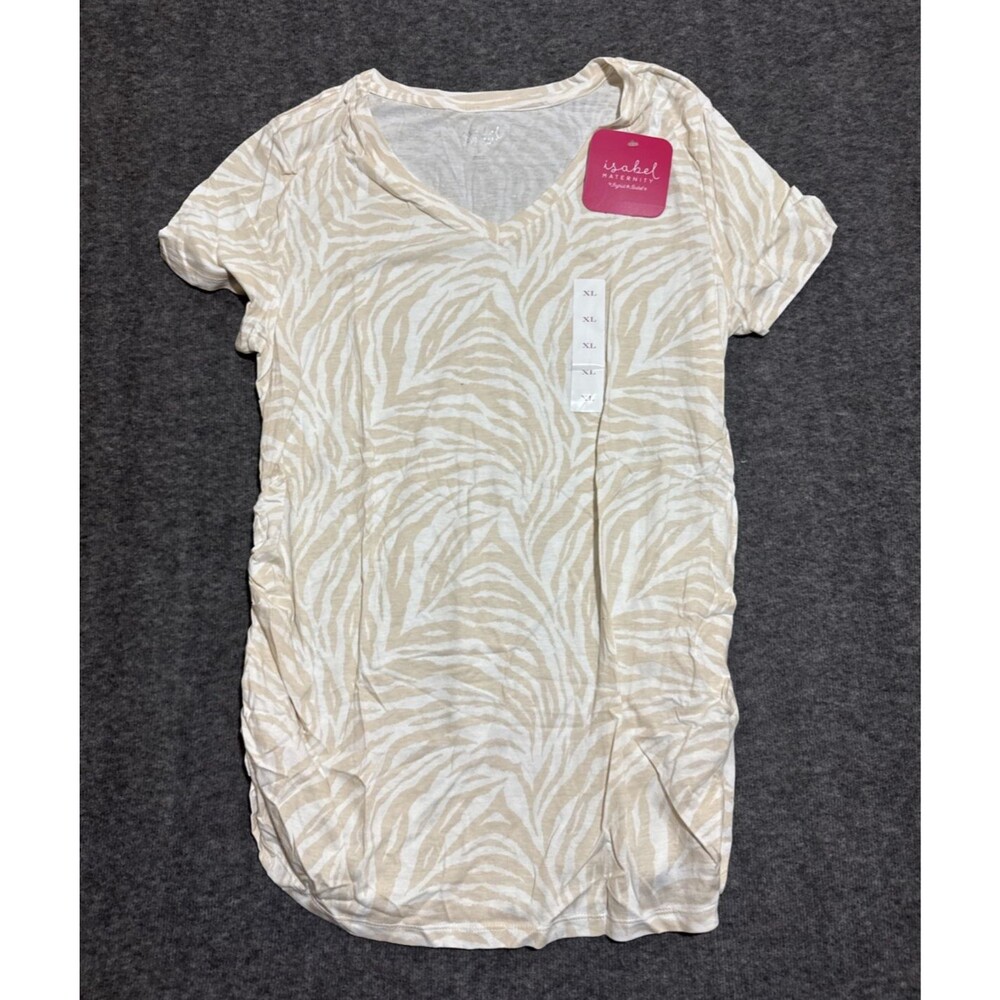 Isabel Maternity By Ingrid & Isabel Women’s Short Sleeve Print Extra Large